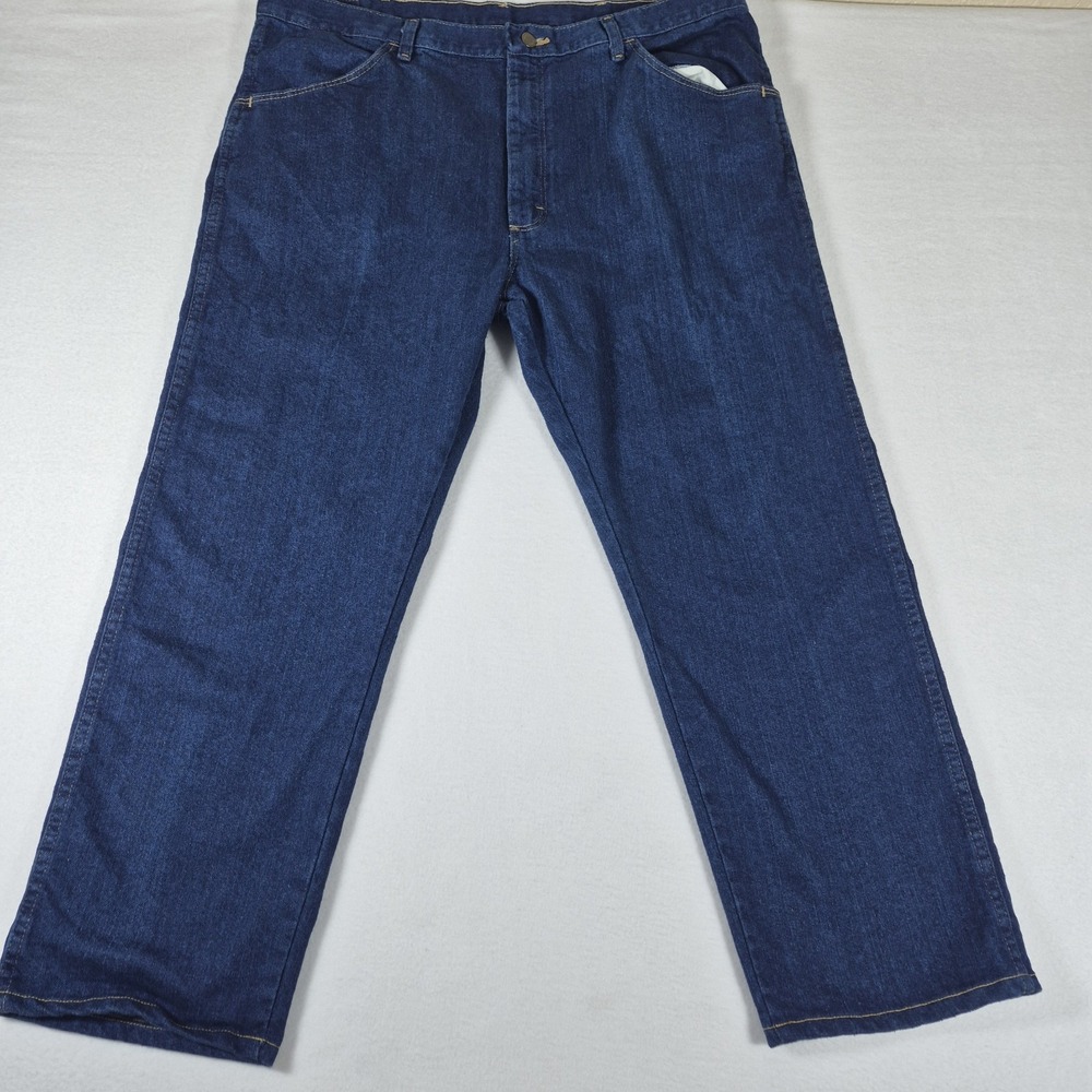 Wrangler Hero Authentic Jeans Size 40x29 Regular Fit Blue Dark Wash